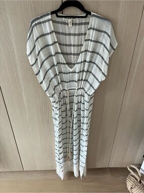 Michael Stars Striped Beach Cover-Up